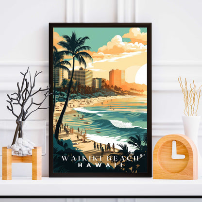 Waikiki Beach Poster | S01