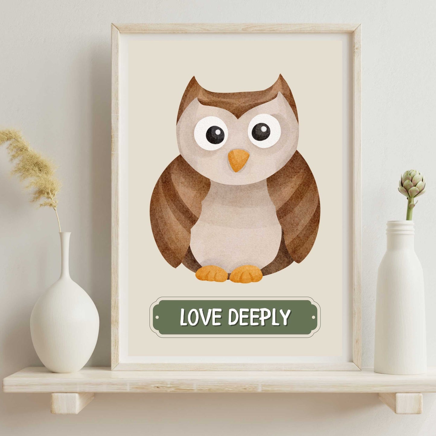 Love Deeply Owl Poster | S01