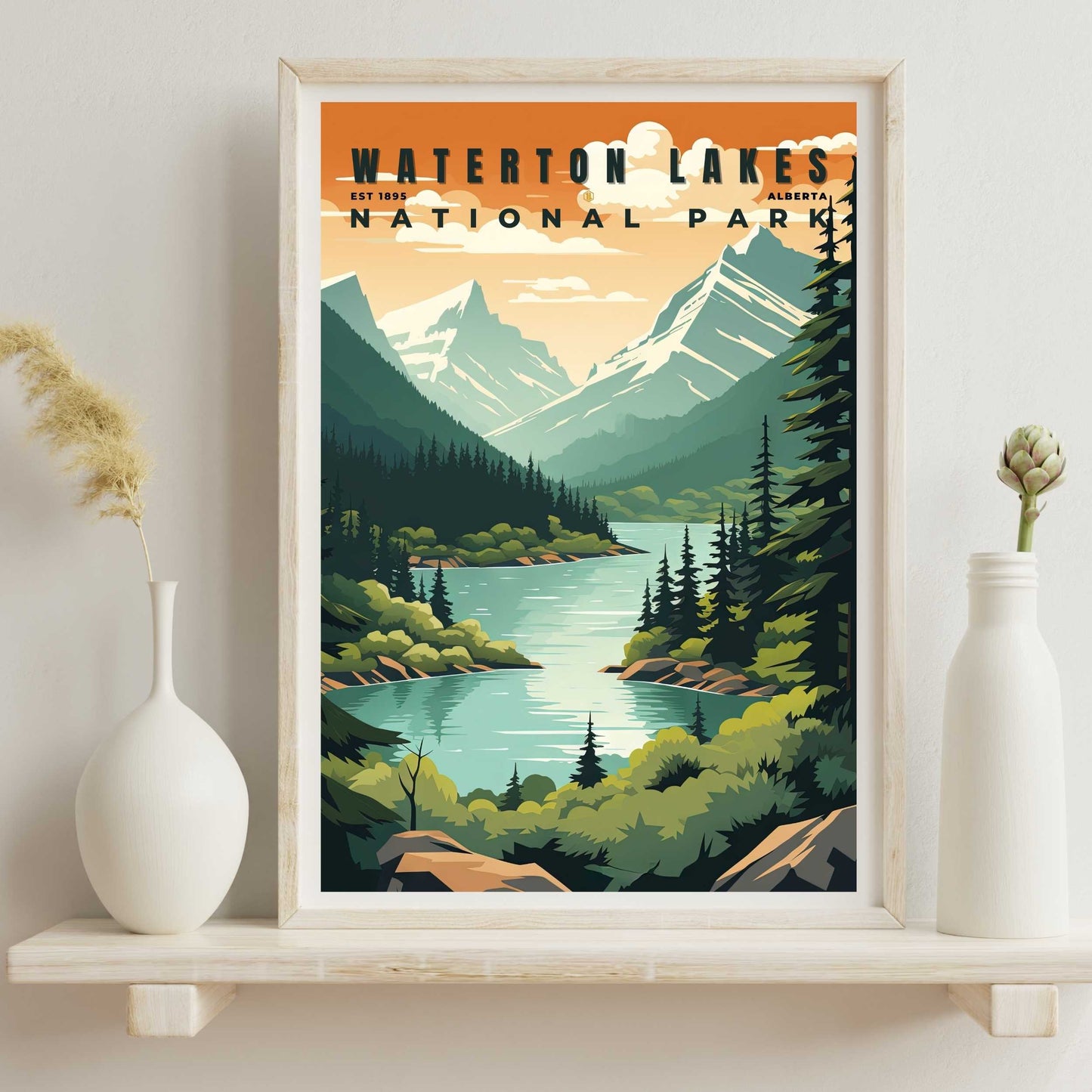 Waterton Lakes National Park Poster | S01