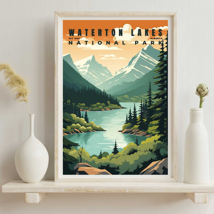 Waterton Lakes National Park Poster | S01