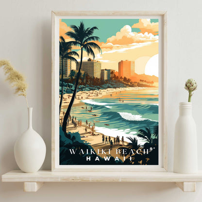 Waikiki Beach Poster | S01