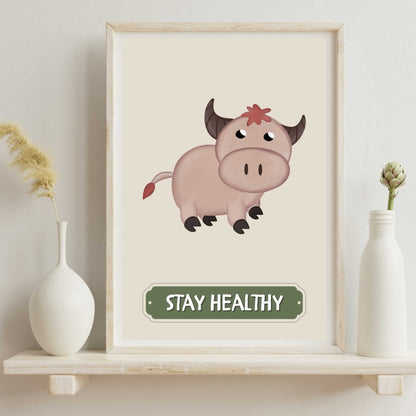 Stay Healthy Buffalo Poster | S01