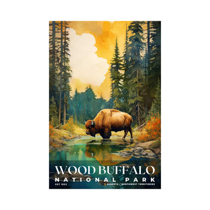 Wood Buffalo National Park Poster | S08