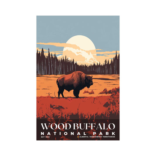 Wood Buffalo National Park Poster | S03