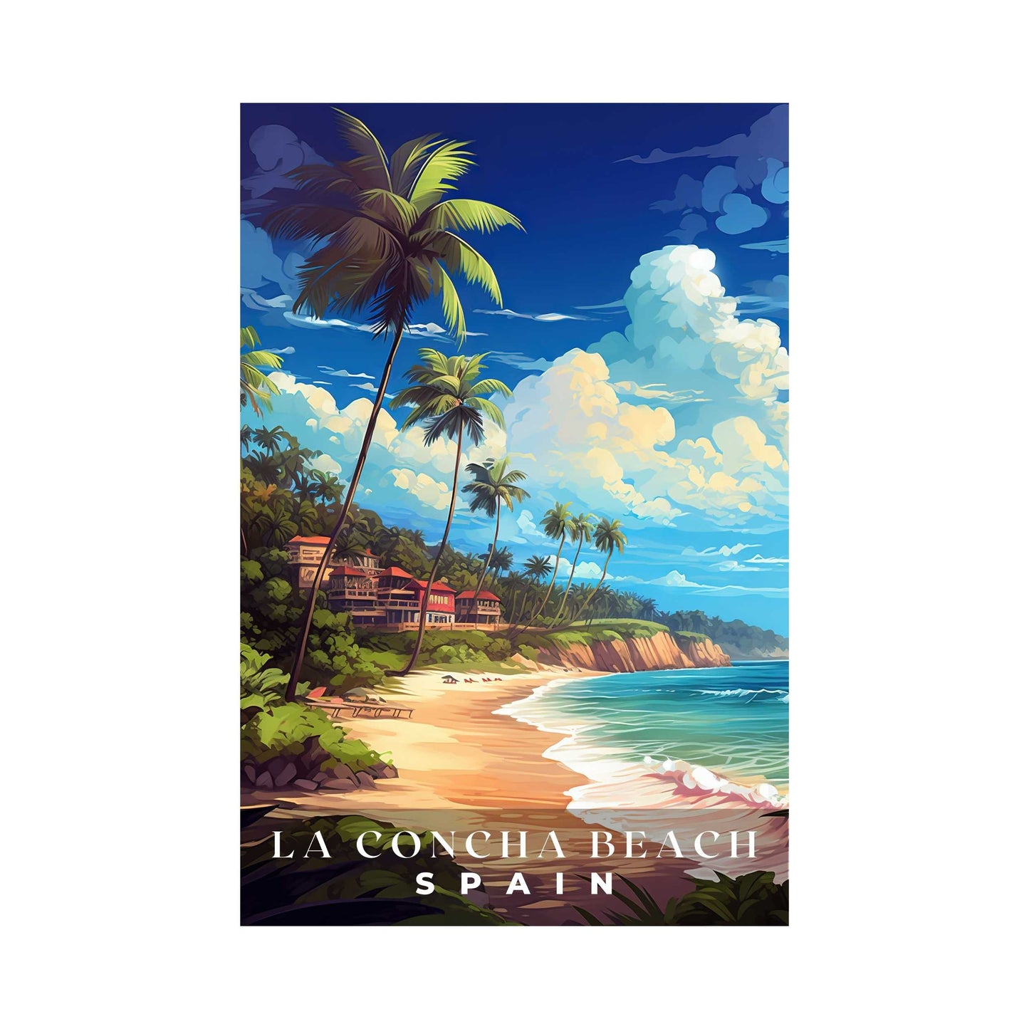 La Concha Beach Poster | S01