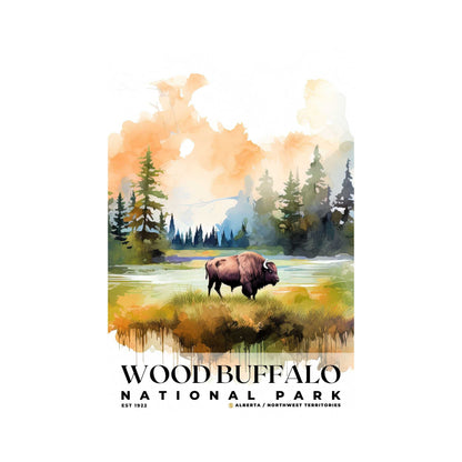 Wood Buffalo National Park Poster | S04