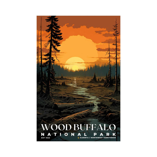 Wood Buffalo National Park Poster | S07