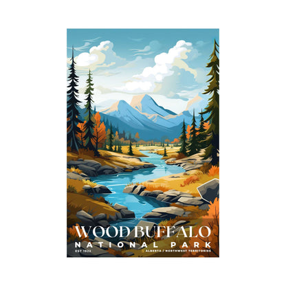 Wood Buffalo National Park Poster | S05