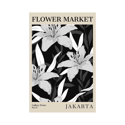 Jakarta Flower Market Poster | S02