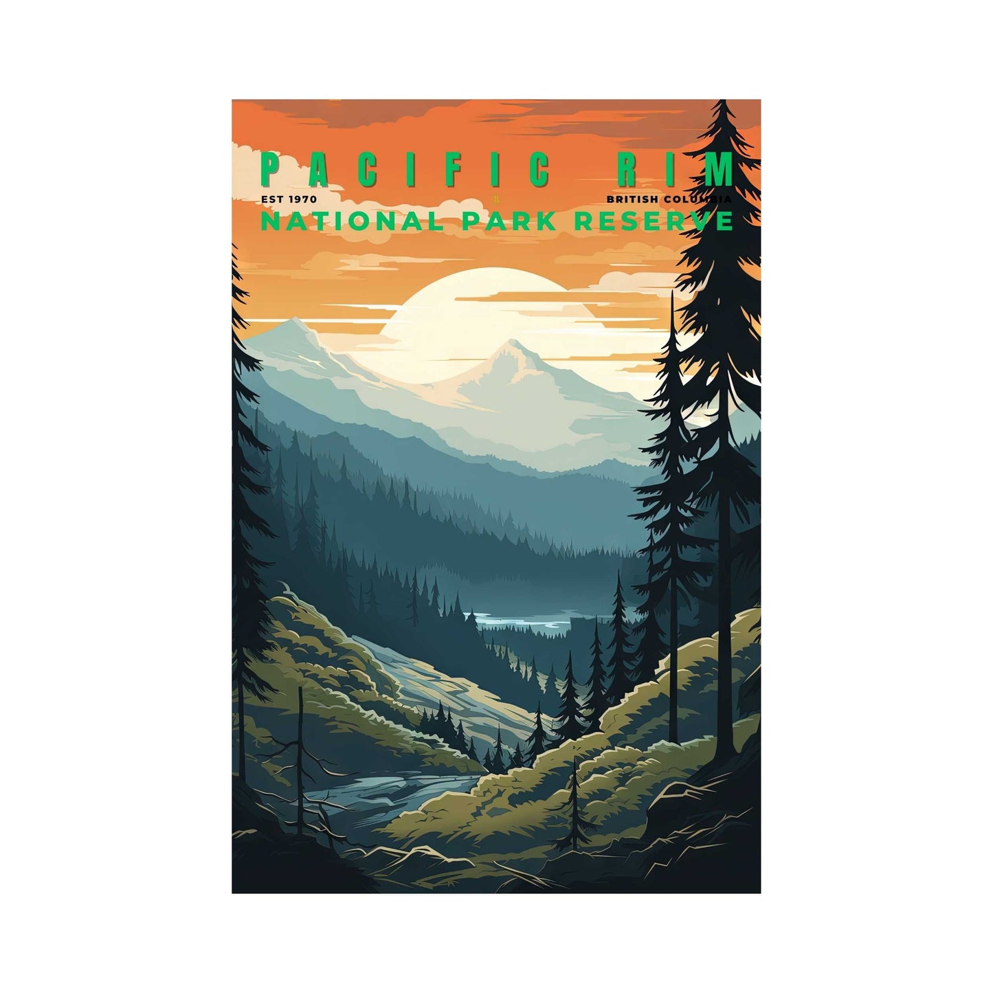 Pacific Rim National Park Reserve Poster | S01