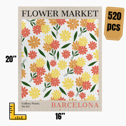 Barcelona Flower Market Puzzle | S01