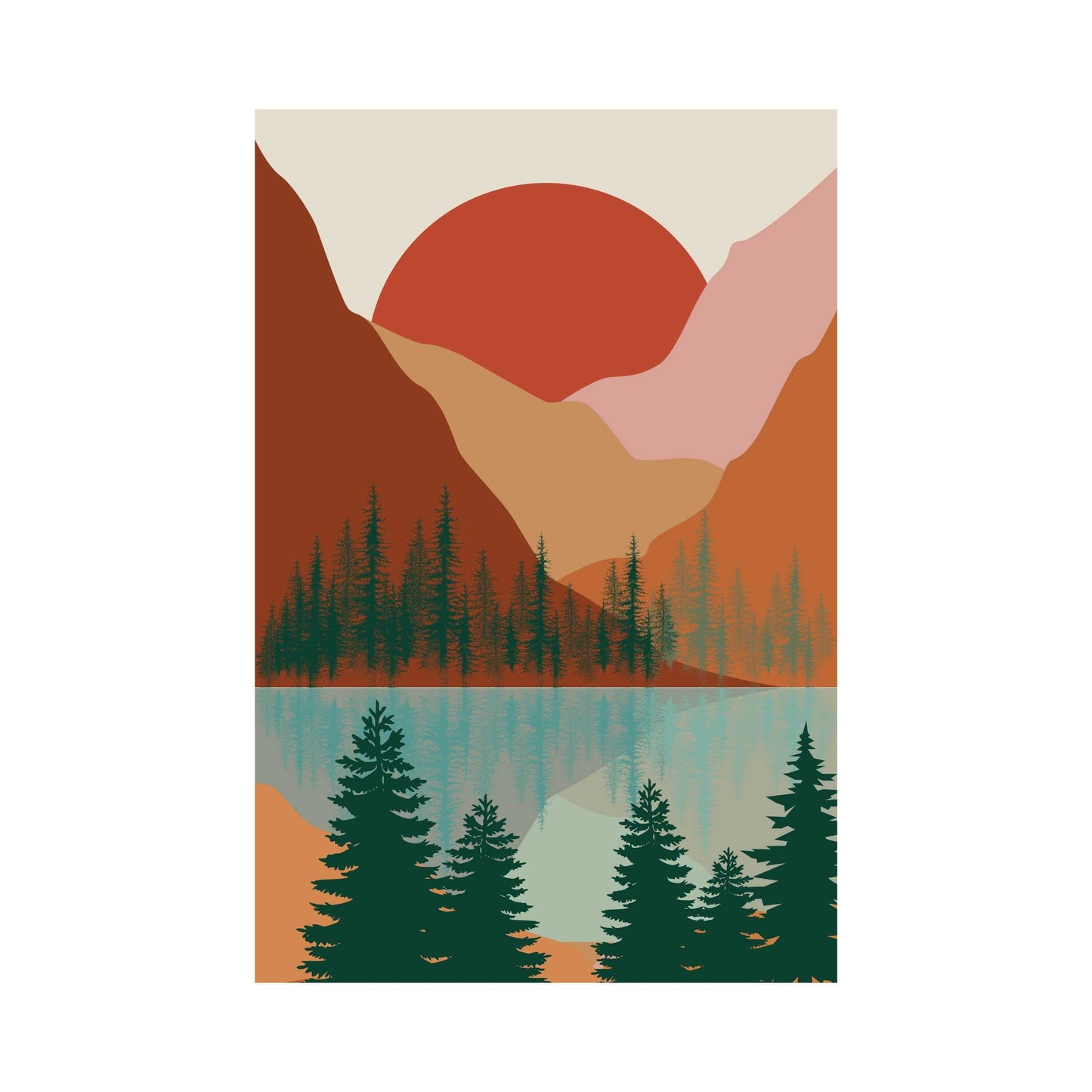 Boho Landscape Poster #03 | S01