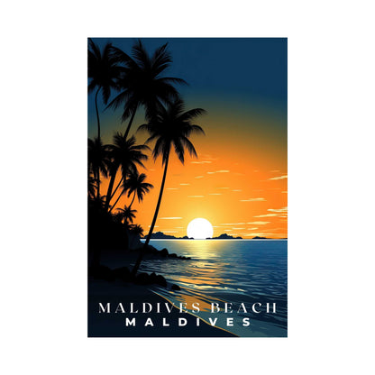 Maldives Beach Poster | S01