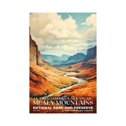 Akami-Uapishk-KakKasuak-Mealy Mountains National Park Poster | S06