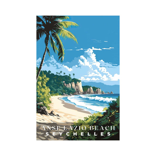 Anse Lazio Beach Poster | S01