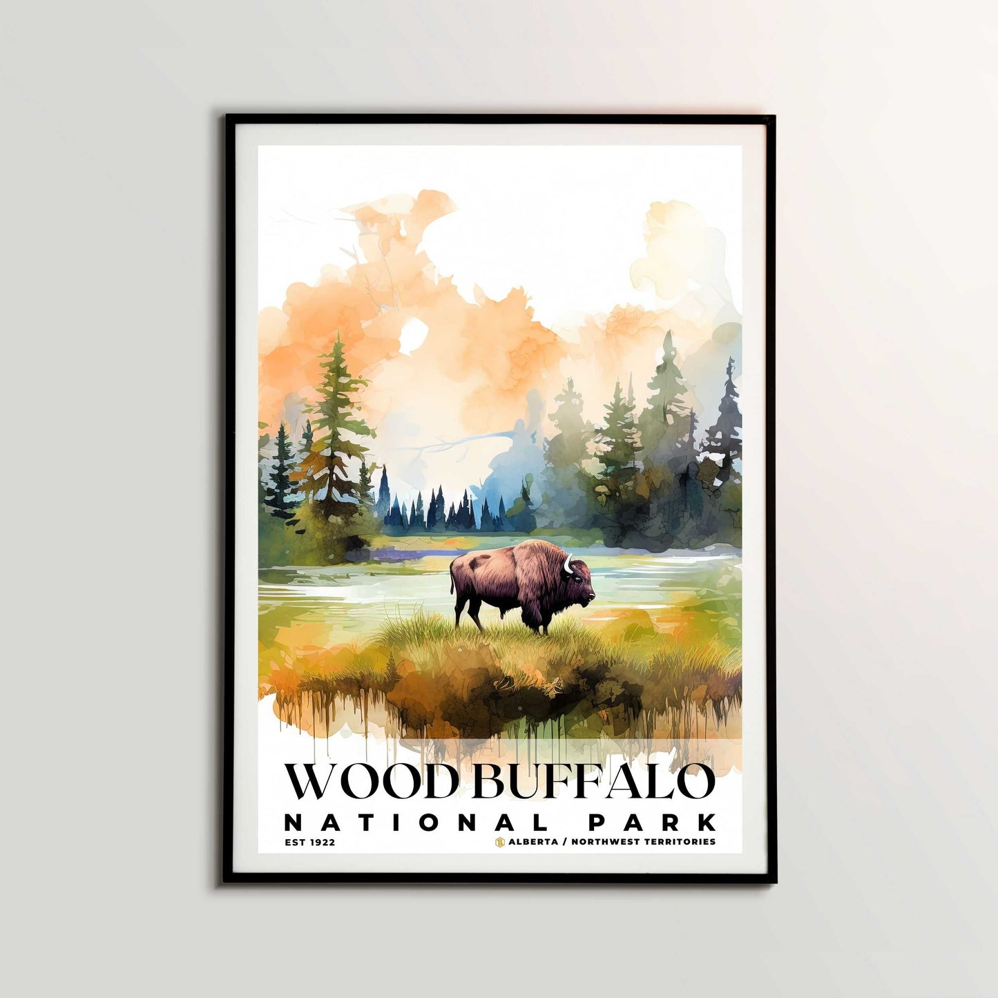 Wood Buffalo National Park Poster | S04