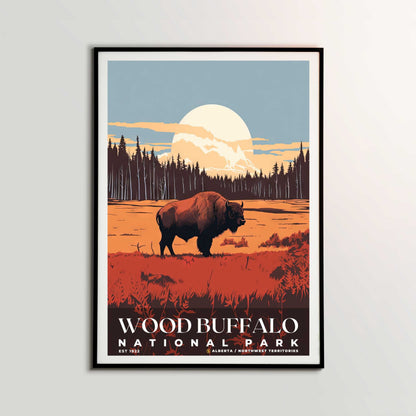 Wood Buffalo National Park Poster | S03