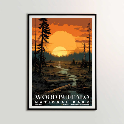 Wood Buffalo National Park Poster | S07