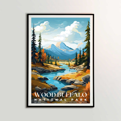 Wood Buffalo National Park Poster | S05