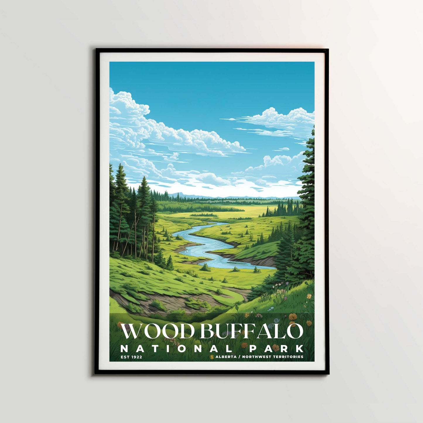 Wood Buffalo National Park Poster | S02