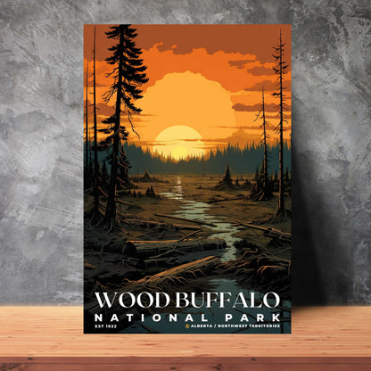 Wood Buffalo National Park Poster | S07