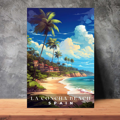 La Concha Beach Poster | S01