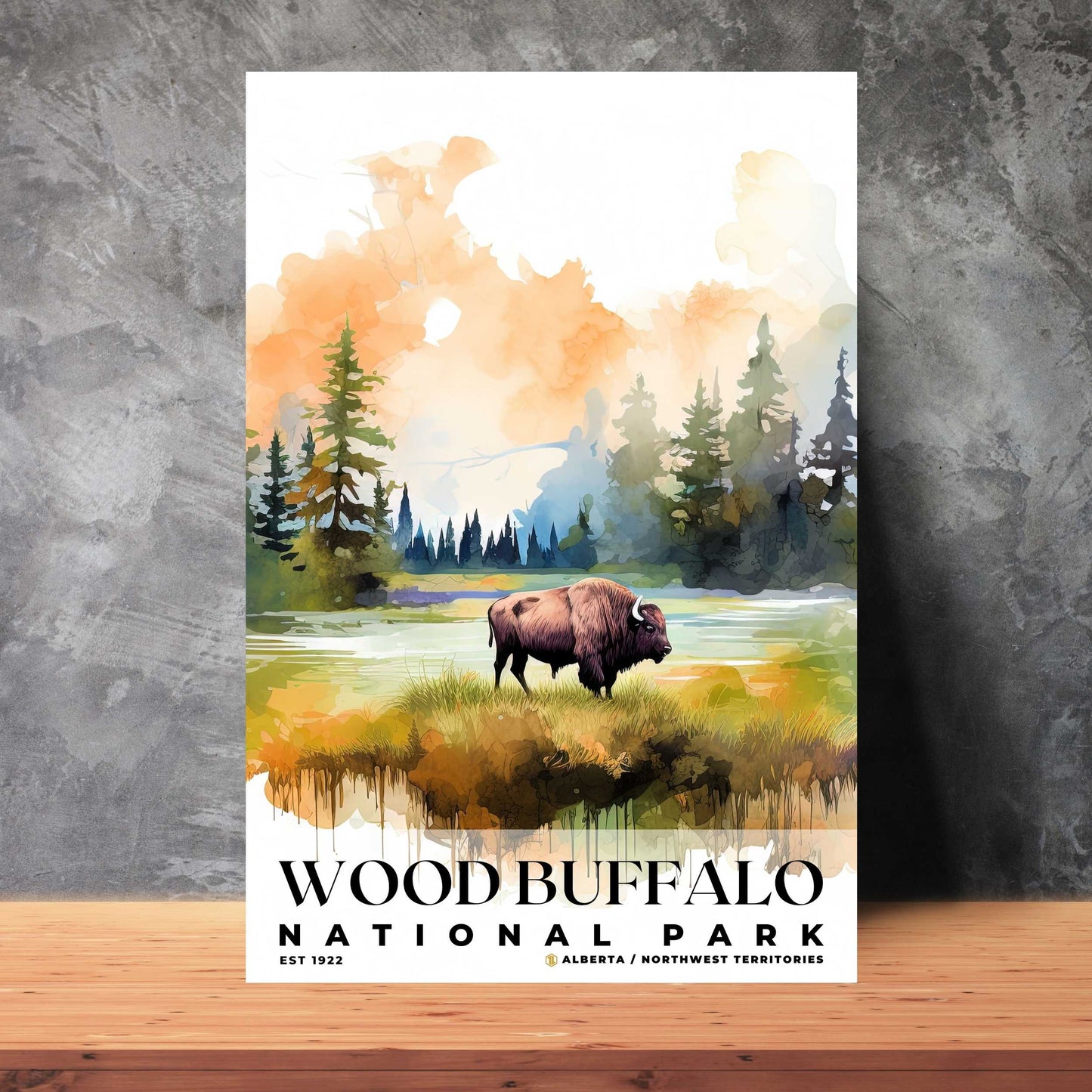 Wood Buffalo National Park Poster | S04