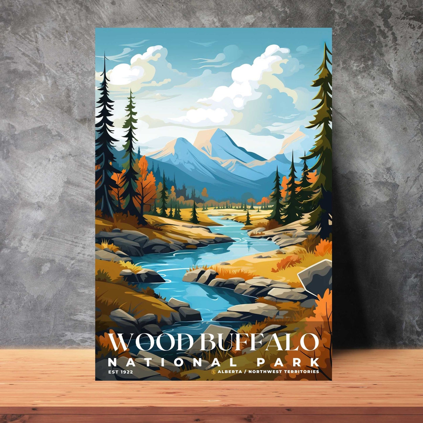 Wood Buffalo National Park Poster | S05