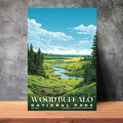 Wood Buffalo National Park Poster | S02