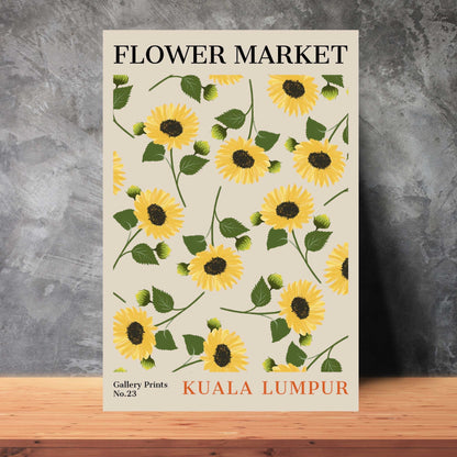 Kuala Lumpur Flower Market Poster | S01