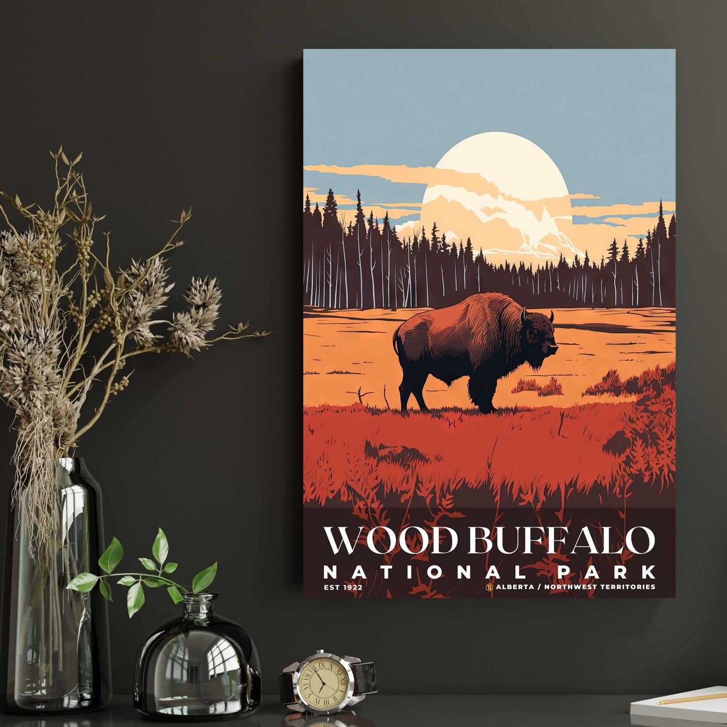 Wood Buffalo National Park Poster | S03