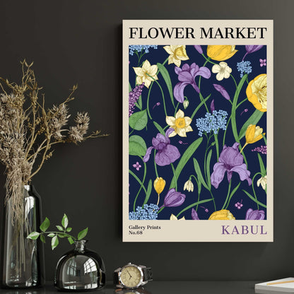 Kabul Flower Market Poster | S02