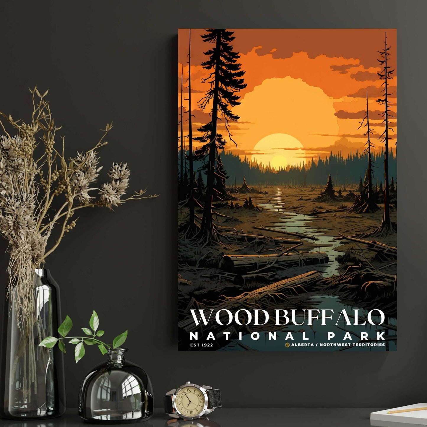 Wood Buffalo National Park Poster | S07