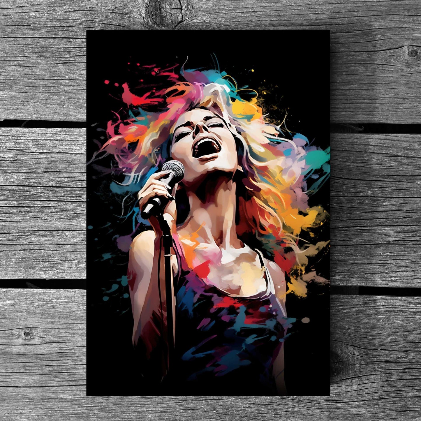 Female Singer 2 Poster | S01