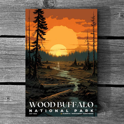 Wood Buffalo National Park Poster | S07