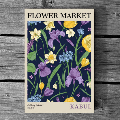 Kabul Flower Market Poster | S02