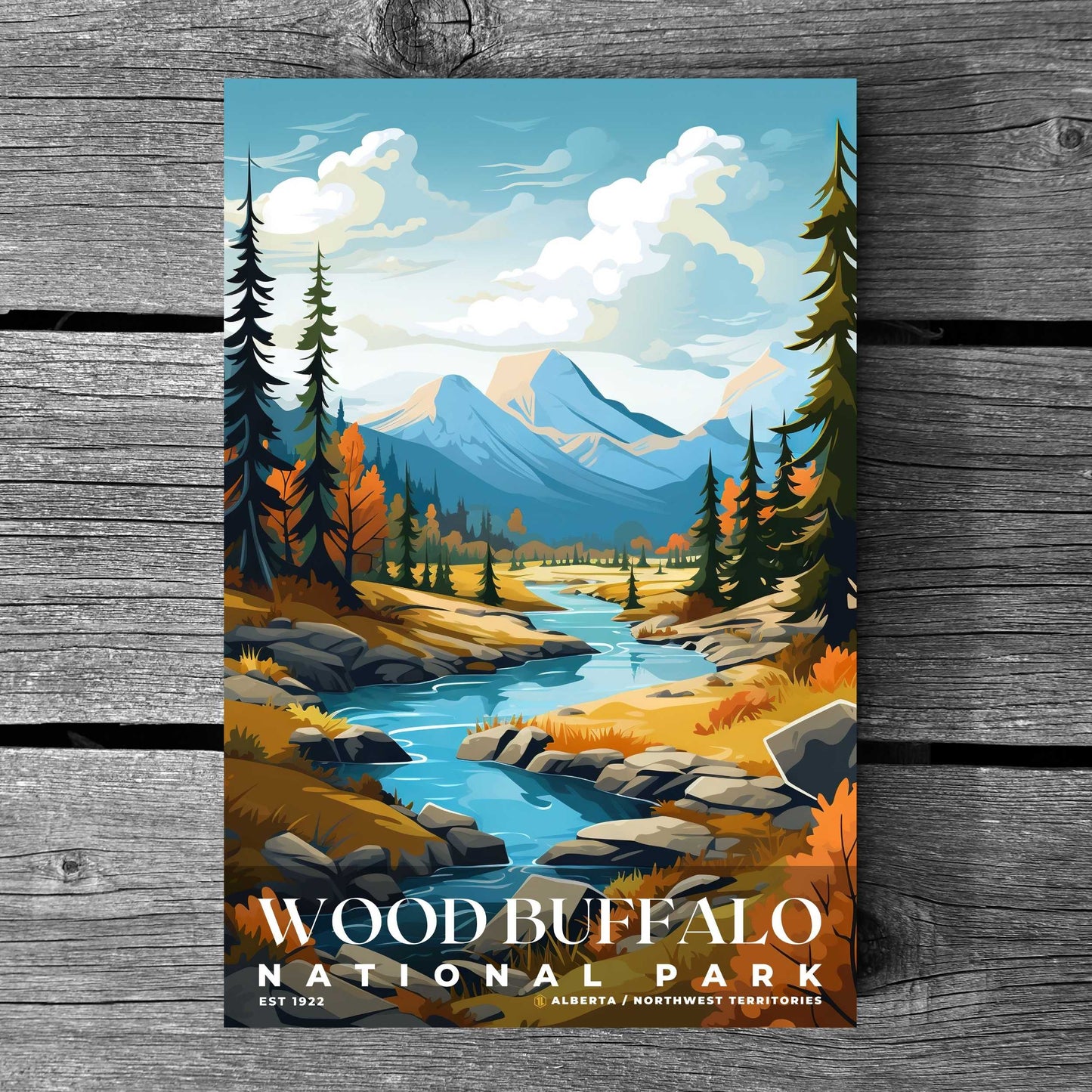 Wood Buffalo National Park Poster | S05