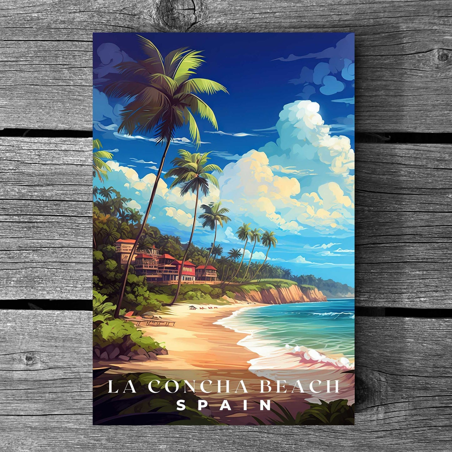 La Concha Beach Poster | S01