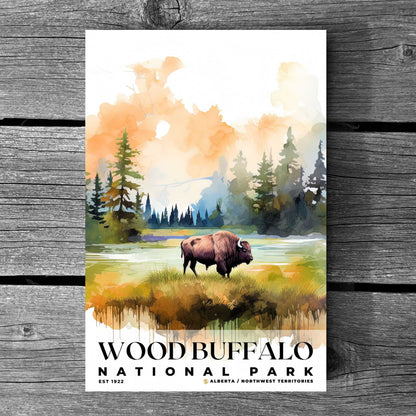 Wood Buffalo National Park Poster | S04