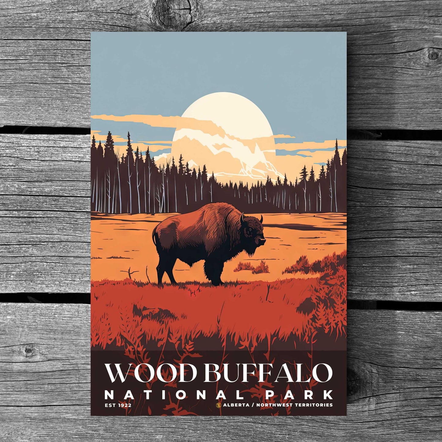 Wood Buffalo National Park Poster | S03