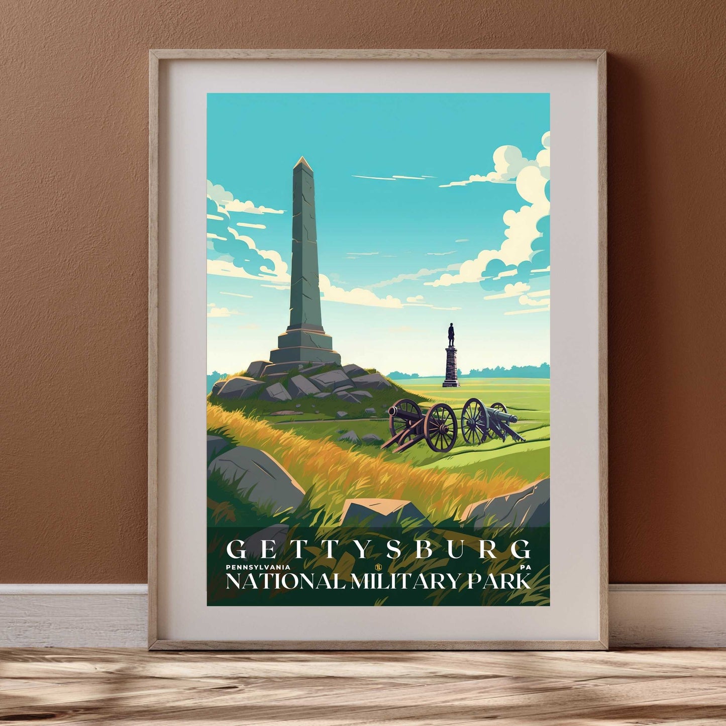 Gettysburg National Military Park Poster | US Travel | S01