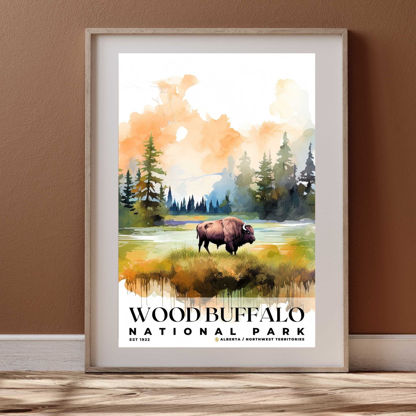 Wood Buffalo National Park Poster | S04