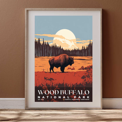 Wood Buffalo National Park Poster | S03