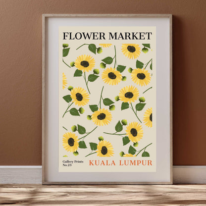 Kuala Lumpur Flower Market Poster | S01