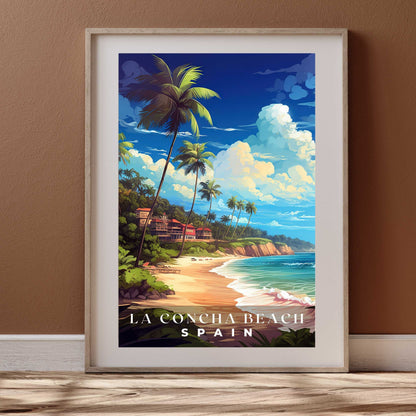 La Concha Beach Poster | S01