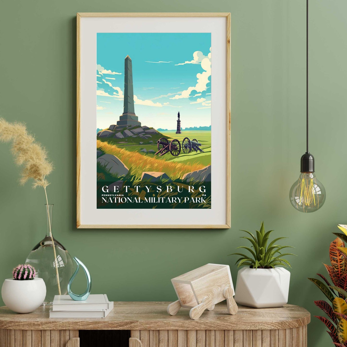 Gettysburg National Military Park Poster | US Travel | S01