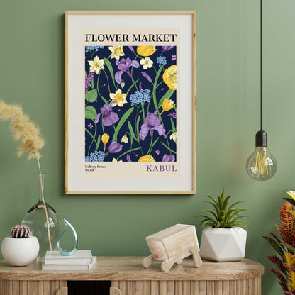 Kabul Flower Market Poster | S02