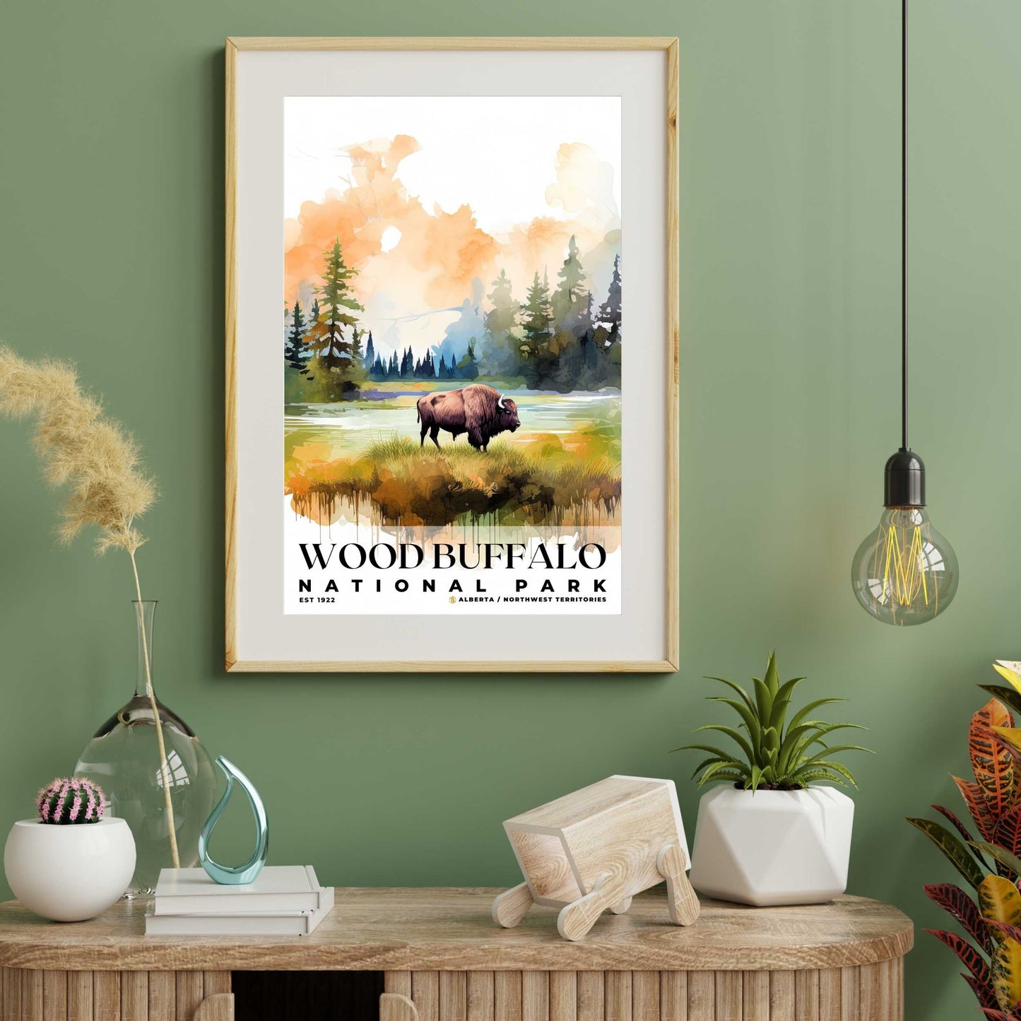 Wood Buffalo National Park Poster | S04