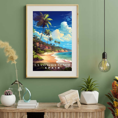 La Concha Beach Poster | S01