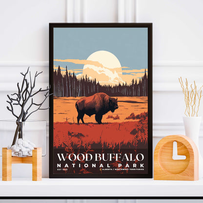 Wood Buffalo National Park Poster | S03